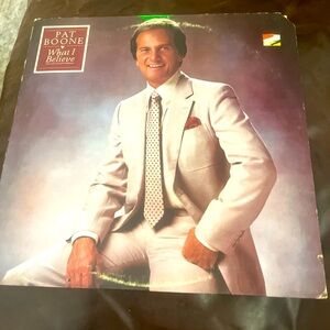 Vinyl LP titled "What I Believe" by Pat Boone, released in 1984
